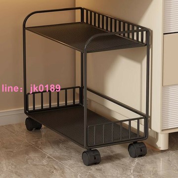 【 速發】可移動書包架桌下置物筐家用放存書桌收納神器帶輪小推車書架收納