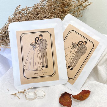 婚禮小物  客製濾掛  濾掛咖啡  掛耳咖啡  客製化  訂製