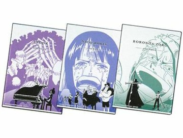 Zoro&Robin&Brooke文件夾3張SET一番賞ONE PIECEH獎
