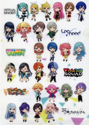 集體文件夾プロジェクトセカイ多彩舞台！feat.初音未來×卡拉OK館入店特典