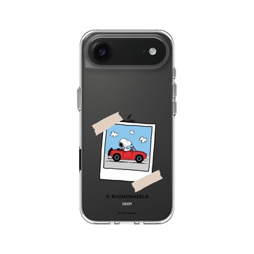iPhone Air Clear Case（相機按鈕） 透明 - 史努比 Snoopy - 拍立得-一起去兜風