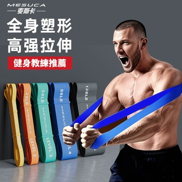 🔥臺灣出貨🔥彈力帶健身男練胸肌阻力帶力量訓練田徑拉力繩引體嚮上輔助助力帶 HHME