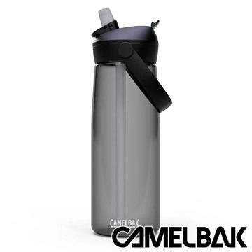 【CAMELBAK】Flip Straw多水吸管水瓶 RENEW-750ml『炭黑』C2853001075 戶外 露營 登山 健行 休閒 時尚 運動 水瓶