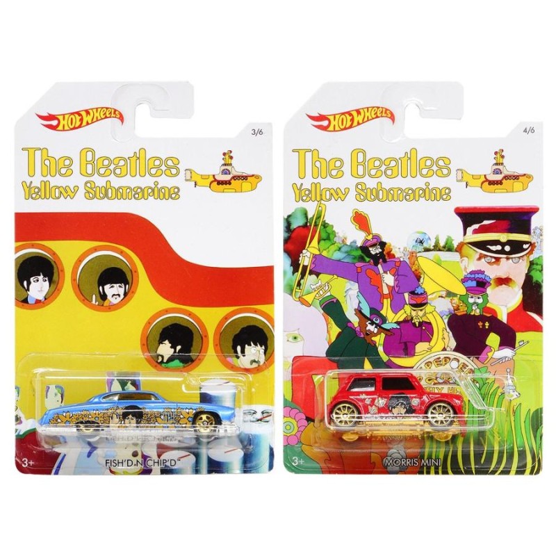 ホットウィール ビートルズ イエローサブマリン メタルダイキャスト ミニカー 6点コンプリートセット The Beatles Yellow  Submarine Hot Wheels | LINEブランドカタログ