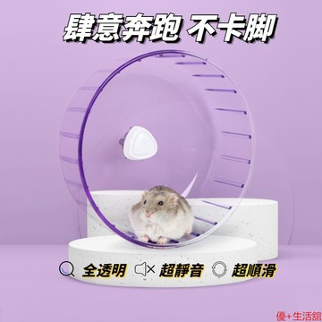 倉鼠滾輪 靜音滾輪 透明跑輪 布卡星果凍倉鼠跑輪 超靜音滾輪 跑步球玩具 倉鼠籠造景 金絲熊用品