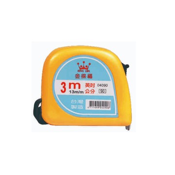 【 徠福 】彩色鋼捲尺(3m/13mm英吋公分) / 個 NO.4090