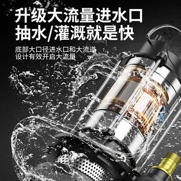 潛水泵220V家用高揚程清水污水泵大流量小型農用灌溉抽糞排污水泵