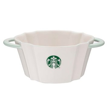 星巴克 女神薄荷綠造型碗