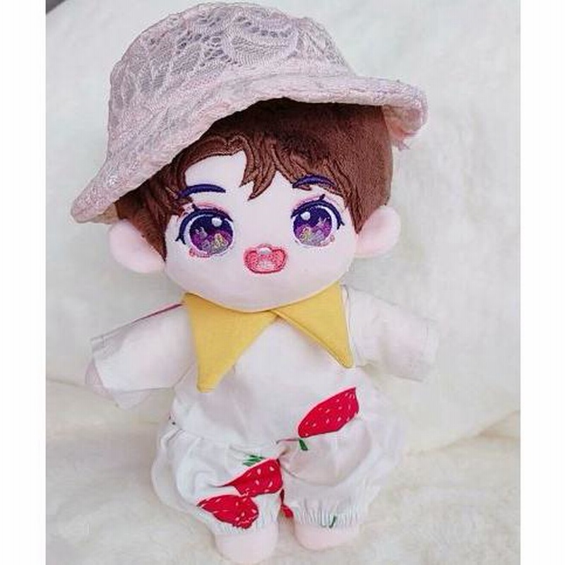 KPOP 韓流グッズ ぬいぐるみ 人形本体 20CM 着替かせ （服はつき