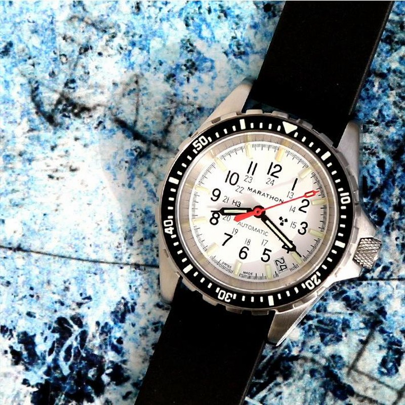 時計 腕時計 MARATHON GSAR 36mm Arctic Edition Automatic Divers 300M 【ホワイトダイアル】  マラソン WW194026-WD | LINEブランドカタログ