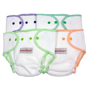 ImseVimse-預裁成型毛巾棉尿布墊(One-size 4件組)