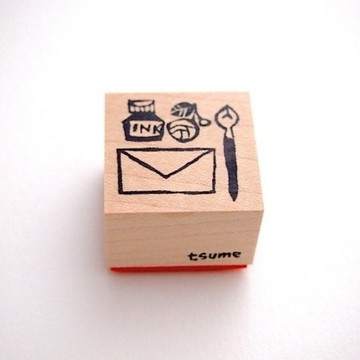 <橡膠印章>「信件套裝」(3cm)