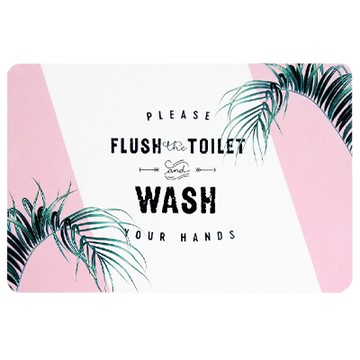 TROMSO 珪藻土厚實吸水地墊 - 粉紅夏日  W60 x H39 x D0.9cm  1個