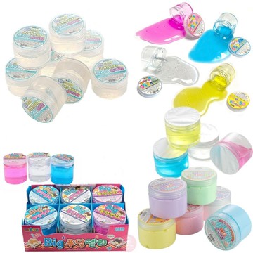 韓國 MYTOYS 史萊姆 果凍 果汁假水 Q彈透態 奶油棉花糖 黏土 紓壓 兒童玩具　MY TOYS