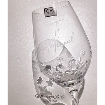 【客製】女友 生日 紀念日禮物| 日本NARUMI星之花酒杯