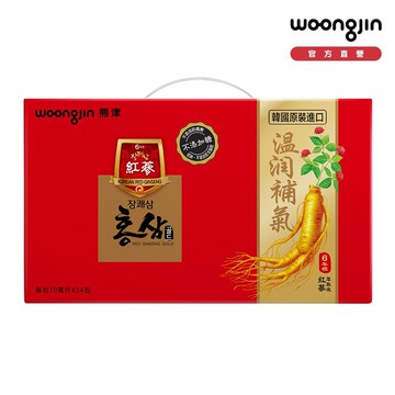 【韓國熊津】不添加糖紅蔘飲禮盒(24入/組)