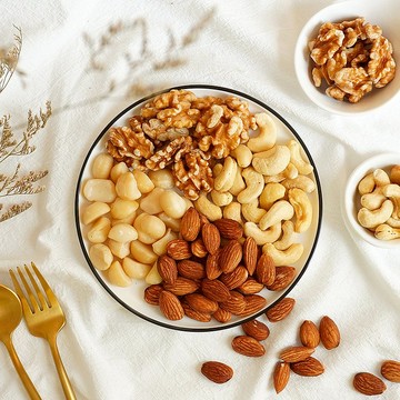 【免運組】大份量無調味堅果-高宏顆顆香綜合四果 350g/3罐