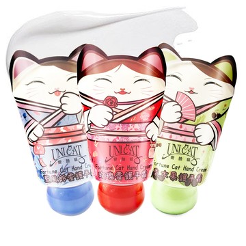 UNICAT 現貨 保濕護手霜 迷你招財貓護手霜 25ml 任選 藍風鈴香 乳木果香 玫瑰護手霜 迷你護手霜 生日禮物