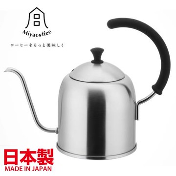 【Miyaco】不鏽鋼手沖壺1200ml-霧面
