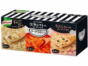 味の素 クノールスープDELI トマト・きのこ・たらこスープパスタ 18P