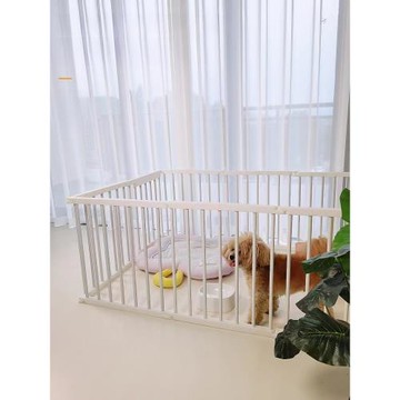 萌小寶狗狗寵物圍欄柵欄護欄狗籠室內陽臺戶外加高小型犬拼接擋板