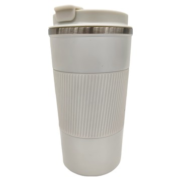 LifeHouse 美式不鏽鋼保溫咖啡杯  510ml 白色  1個