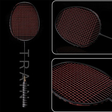 ~廣隆~買1送3 碳素纖維 超輕羽毛球拍 小鋼炮 攻防兼備 高彈的中杆 輕鬆防守 羽毛球拍 羽毛球