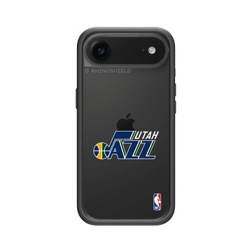 iPhone Air Mod NX -邊框背蓋組合 (相機按鈕) 黑 - NBA - Logo-猶他爵士 Utah Jazz - Light