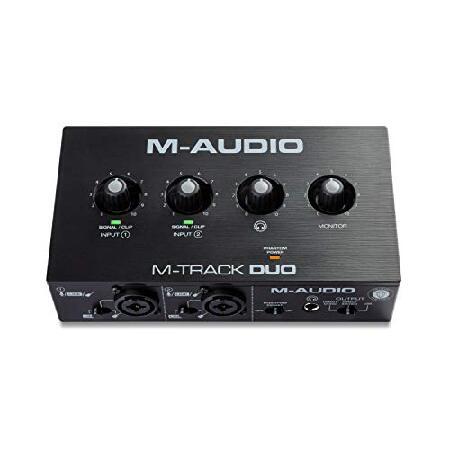 M-Audio USB オーディオインターフェース 音楽制作ソフトウェア付 Mac Win DTM DAW 低ノイズ ライブ配信 再生 宅録 M-Track Duo