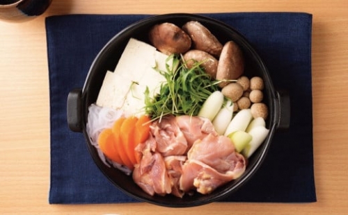 はかた地どり とりすき セット 総重量800g 鍋 すき焼き スープ モモ肉切身 島田掛麺うどん たれ 福岡県