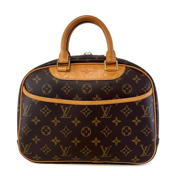 正品 Louis Vuitton Trouville 字母手提包 M42228，狀況極佳，二手