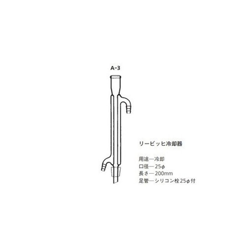 アズワン(AS ONE) 常圧蒸留装置用 交換用リュービッヒ冷却管 A-3 1個 通販 LINEポイント最大0.5%GET LINEショッピング