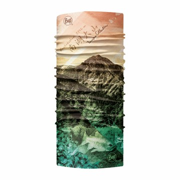 ├登山樂┤西班牙 BUFF Coolnet抗UV頭巾-台灣五嶽系列-南湖大山 # BF124441