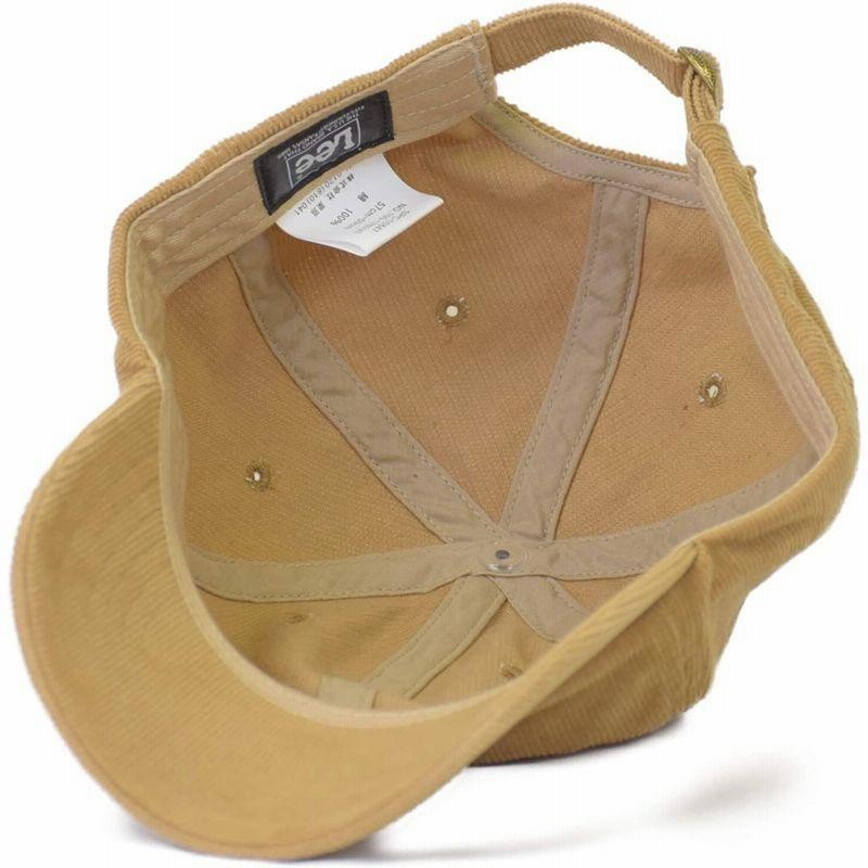 リー LEE コーデュロイ ミニ ロゴ キャップ ロゴキャップ コーディロイ ローキャップ ベースボールキャップ cap 帽子 ミニロゴ ブランド リー  サイズ調節可能