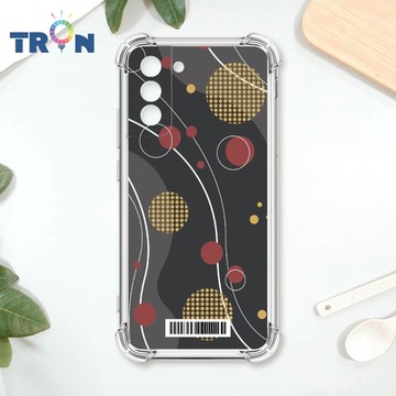 TRON 三星 S21 日系和風圓點律動系列 四角防摔載具殼 軟殼 手機殼