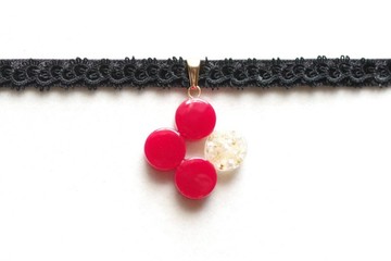 樹脂藝術 方形吊墜・夜色深處