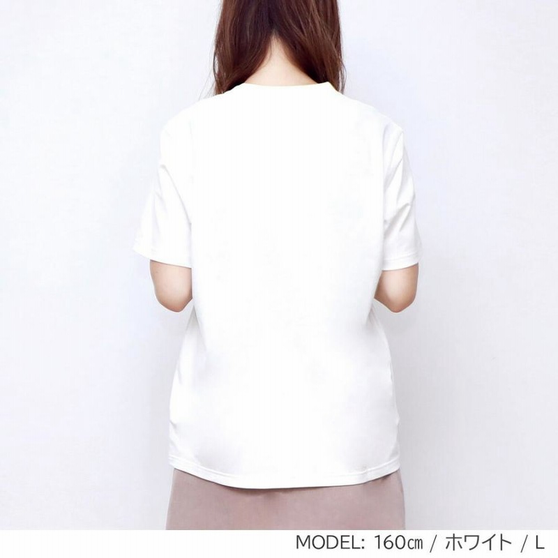 バーバリー ホワイト Tシャツ S バーバリー Tシャツ レディース ロゴプリント ビッグロゴ
