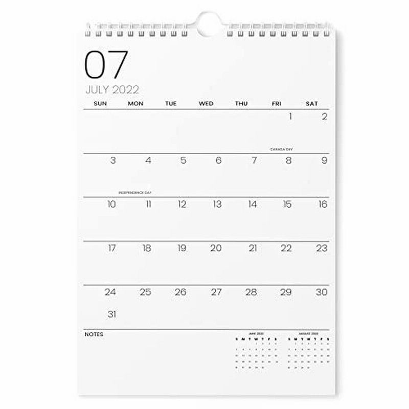 美しい縦型壁掛けカレンダー 2022-2023 11x17 大型壁掛けカレンダー 2022年7月から2023年12月まで 完璧なアカデミック壁  LINEショッピング