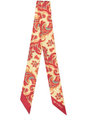 ETRO - Paisleyina silk scarf - women - Silk - One Size - Red