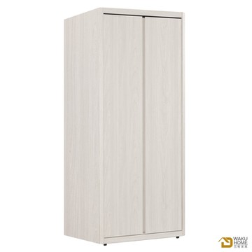 WAKUHOME 瓦酷家具Edgar簡約風2.7尺衣櫥(雙吊)寬80.5X深55X高202(公分)