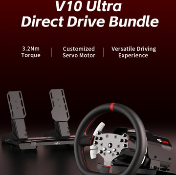 方向盤模擬器 賽車方向盤 遊戲方向盤 PXN 萊仕達 V10-Ultra 賽車游戲方向盤 兼容 PC/XBOX/PS4模