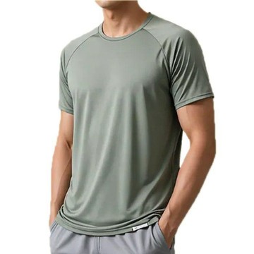海夫健康生活館 COOCHAD CueSkin Aero 冽風短袖上衣 男版落肩款 莫蘭綠(S-XL)