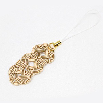 簡單可愛的mizuhiki錶帶米色