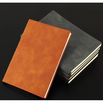 【STU】仿皮 質感 莫蘭迪筆記本 橫線筆記本 B5 A5 A6