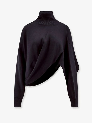 Asymmetric wool sweater - ALAIA - gender_Woman