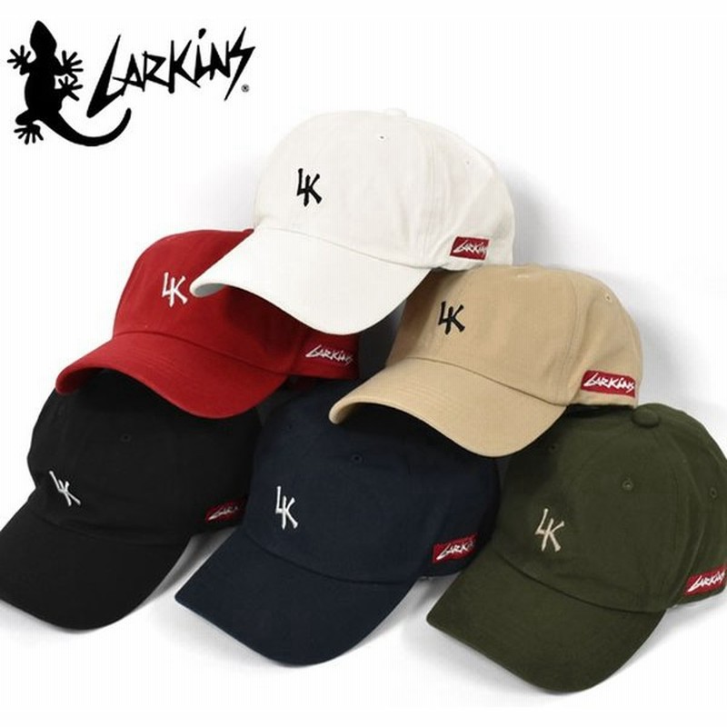 キャップ 帽子 メンズ おしゃれ Larkins ラーキンス コットン Lkロゴ ローキャップ 通販 Lineポイント最大get Lineショッピング