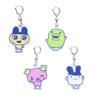 小禮堂 塔馬可吉 布標造型鑰匙圈 (動作款) 麻美吉 咕嘰叭吉 咪咪吉 花花吉