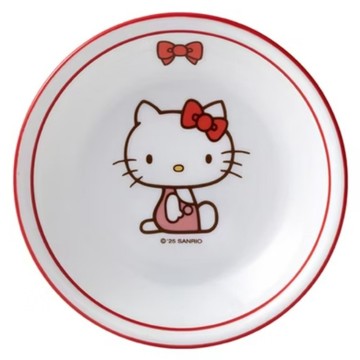 Corelle Brands 康寧餐具 Hello Kitty 醬油碟 12cm  白色  1個