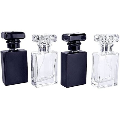 香水アトマイザー 化粧水 詰め替え 携帯用 容器 スプレーボトル ガラスボトル 高級感 4個