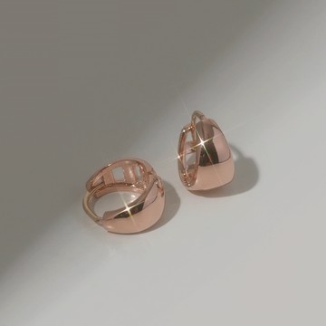 韓國飾品官方直營【WING BLING】14k 簡約金耳扣式耳環 (閨蜜禮物 | 情人送禮 | 摩羯座生日禮物🎁)